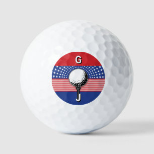 Amerikas Patriotisches Golfdesign Golfball