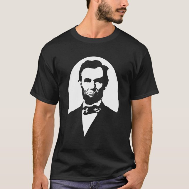 Amerikas Präsident -- Abraham Lincoln T-Shirt (Vorderseite)