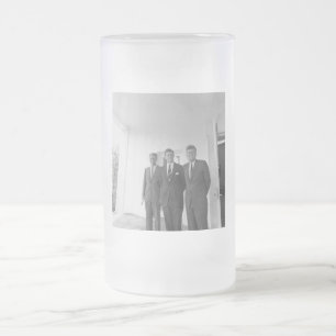 Amerikas Präsident John Kennedy und Brüder, Camelo Mattglas Bierglas