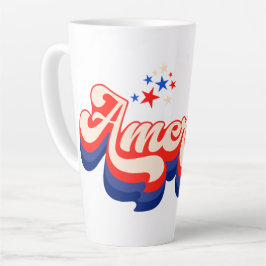 Amerikas Retro Stars Milchtasse