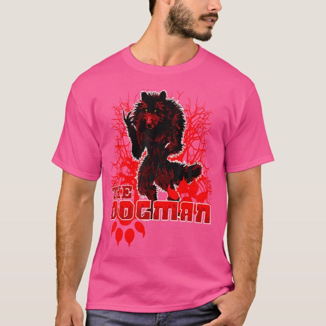 Amerikas Roter Wolf Monster Werewolf Skinwa T-Shirt (Vorderseite)