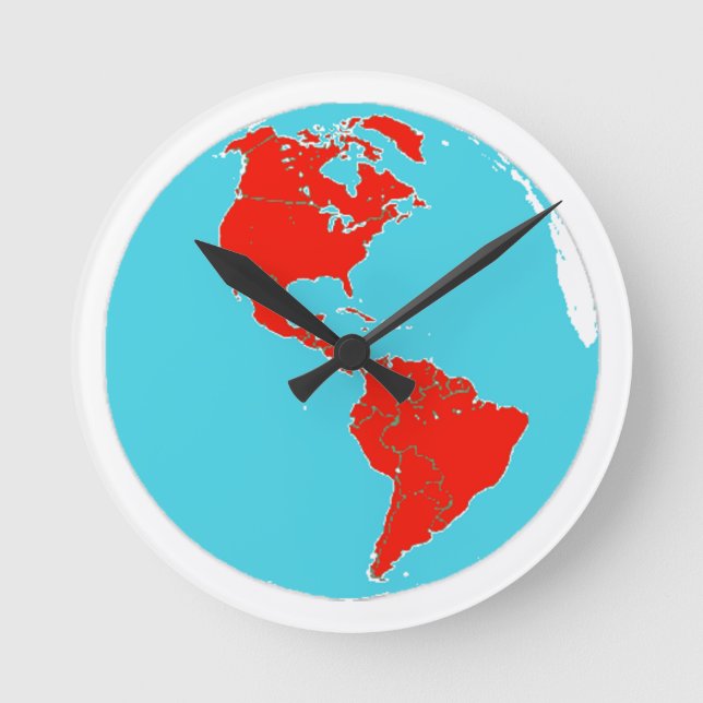 AMERIKAS RUNDE WANDUHR (Vorderseite)
