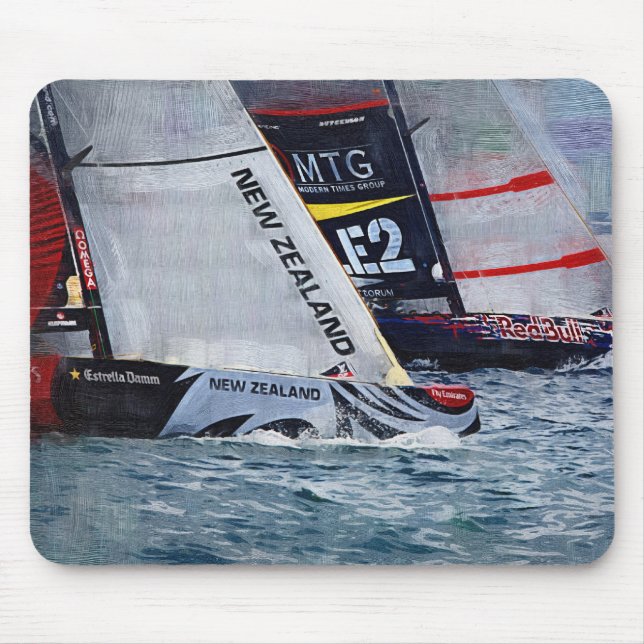 Amerikas Schale 2007, Valencia, Spanien, Segeln, Mousepad (Vorne)