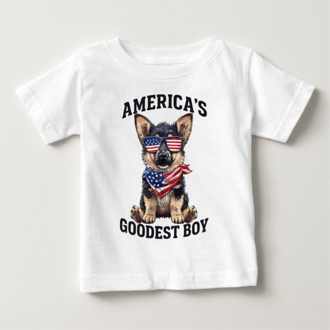 Amerikas schönster Hirte Baby T-shirt (Vorderseite)