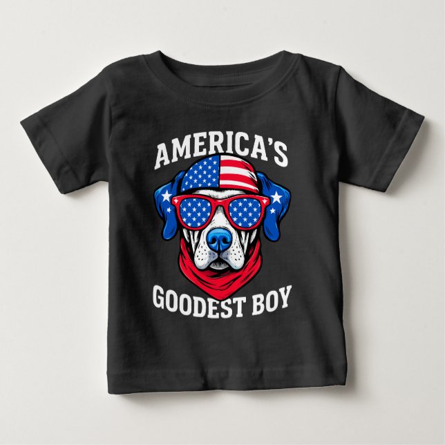 Amerikas schönster Junge Baby T-shirt (Vorderseite)