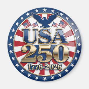 Amerikas Semiquincentennial 1776-2026 USA 250 Magnet