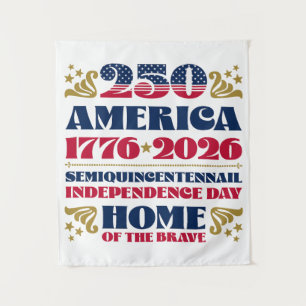 Amerikas simiquintentenale Patriotik-Tapestry Wandteppich