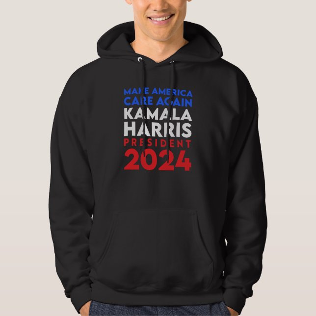 Amerikas Sorge um Harris Präsident 2024 Hoodie (Vorderseite)
