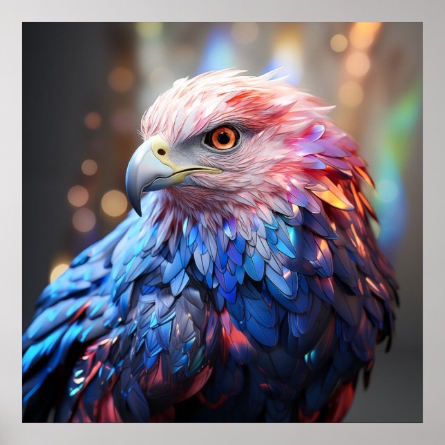 Amerikas Traum - Fantastischer Adler Poster (Vorne)