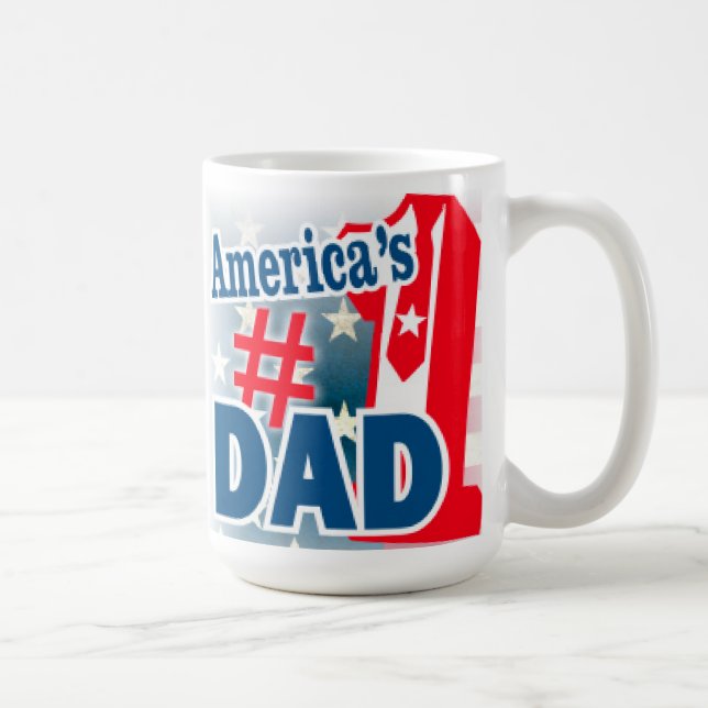 Amerikas Vater-Kaffee-Tasse Zahl-1 Tasse (Rechts)
