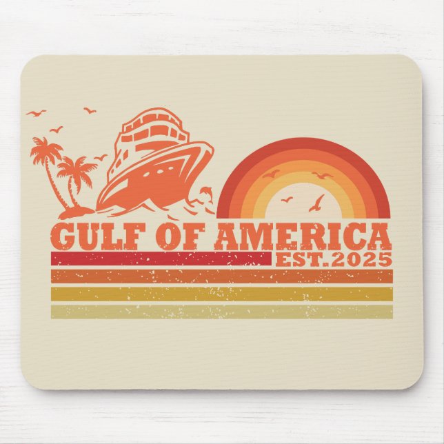 Amerikas Vintager amerikanischer Patriotismus im G Mousepad (Vorne)
