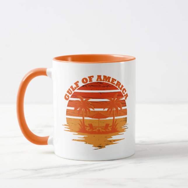 Amerikas Vintager amerikanischer Patriotismus im G Tasse (Links)