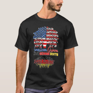 Amerikas Wachstum mit Deutschland Roots USA & Deut T-Shirt
