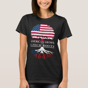 Amerikas Wachstum mit tschechischen Wurzeln T-Shirt