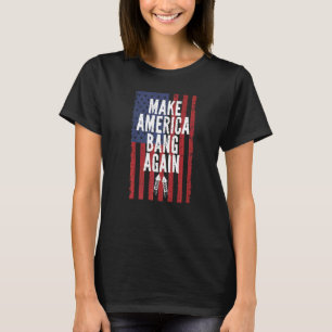 Amerikas Wiederknall am 4. Juli zum Feuerkracker m T-Shirt
