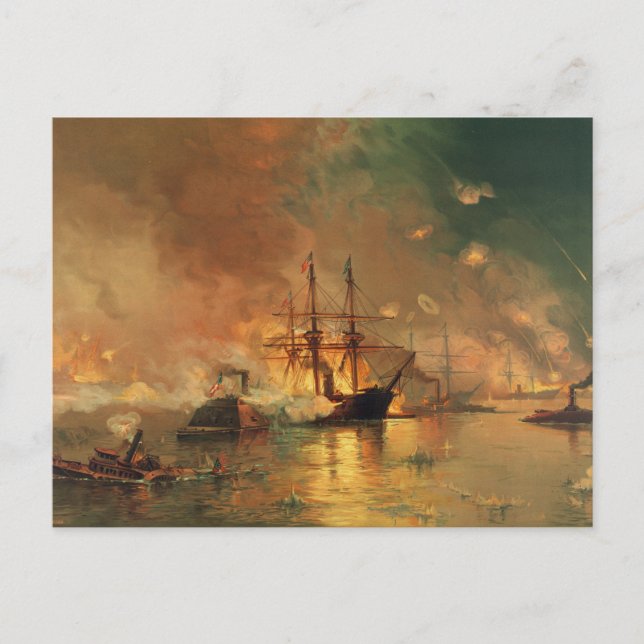 Amerikas Zivile Kriegsgefangennahme in New Orleans Postkarte (Vorderseite)