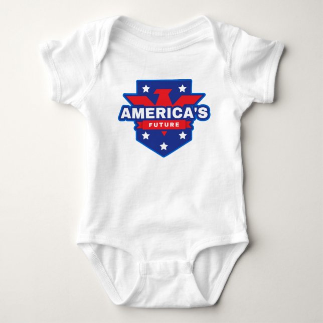 Amerikas Zukunft Baby Strampler (Vorderseite)
