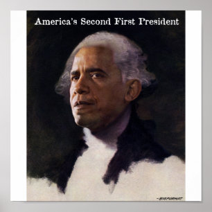 Amerikas zweiter erster Präsident Poster
