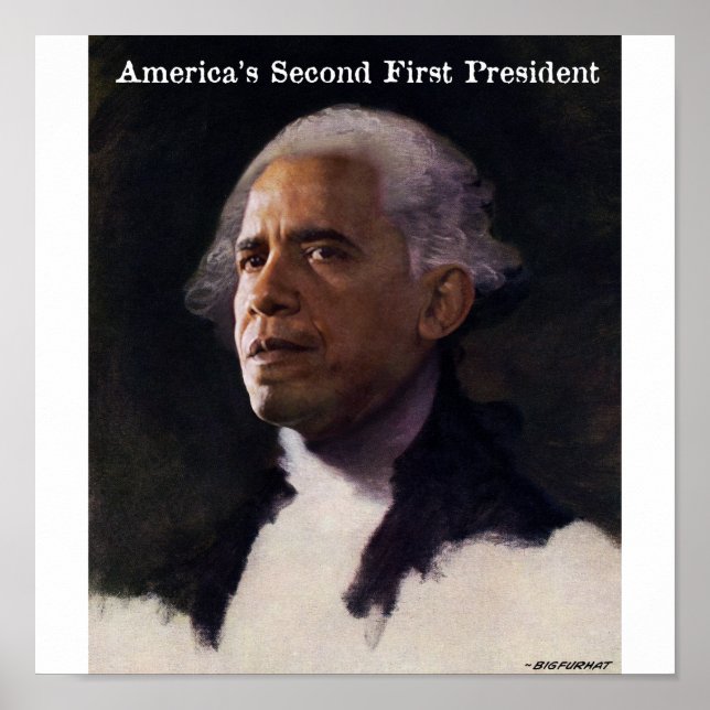Amerikas zweiter erster Präsident Poster (Vorne)