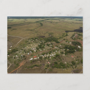 Amerindan Village. saisonal überflutet Postkarte