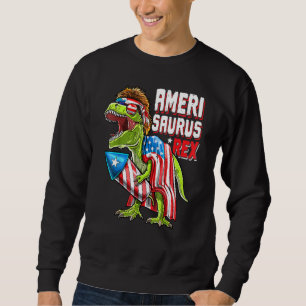 Amerisaurus Dinosaurier 4. Juli Kinder Jungen Männ Sweatshirt