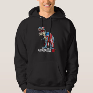 Amerisaurus T Rex Dinosaurier 4. Juli Kinder B Hoodie