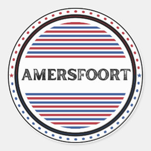 Amersfoort City Pride Emblem – Niederländische Ide Runder Aufkleber
