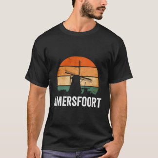 Amersfoort Windmill Niederlande Vintag Nede T-Shirt