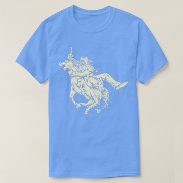 Ames Bros Bigfoot vs Unicorn  T-Shirt (Design vorne)