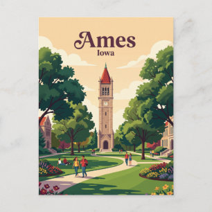 Ames, Iowa Postkarte