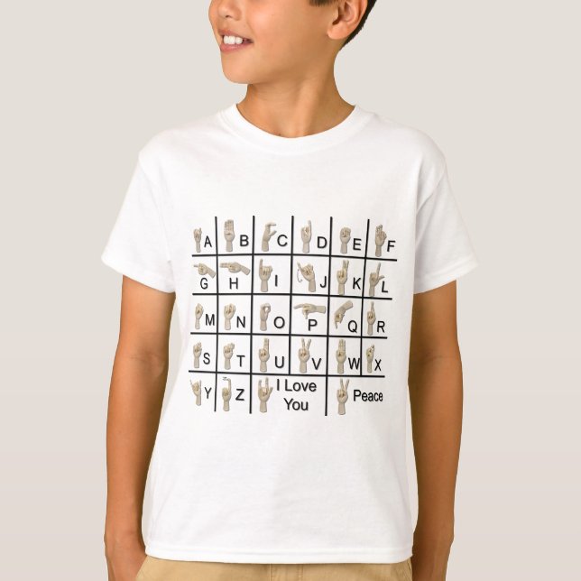AmeslanAlphabet120710 T-Shirt (Vorderseite)