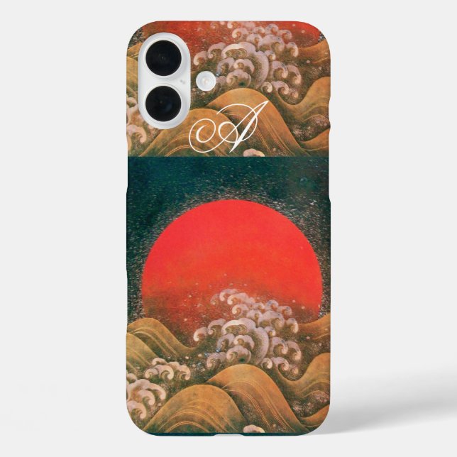 AMETERASU, rot-schwarz SUN GODESS Case-Mate iPhone Hülle (Rückseite)