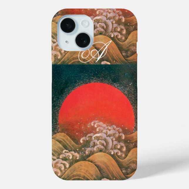AMETERASU, rot-schwarz SUN GODESS Case-Mate iPhone Hülle (Rückseite)