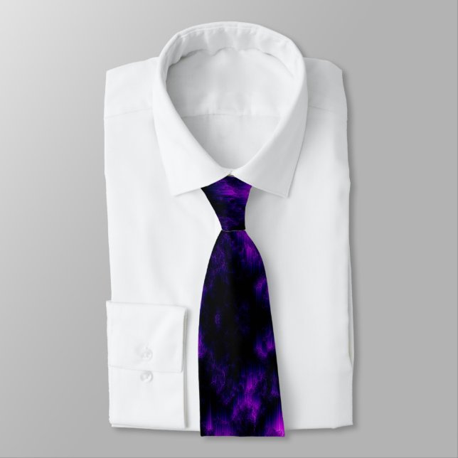 Amethyst Abstrakt Krawatte (Gebunden)