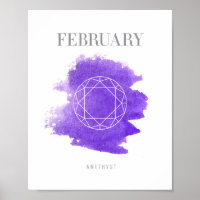 Amethyst Birthstone Februar