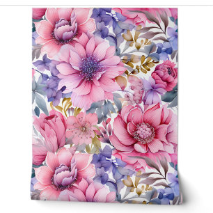 Amethyst Bloom Rhapsody Botanical Tapete