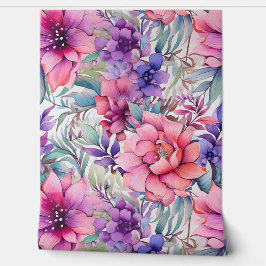 Amethyst Bloom Rhapsody Botanical Tapete