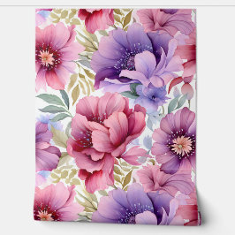 Amethyst Bloom Rhapsody Botanical Tapete