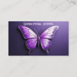 Amethyst Butterfly Business Visitenkarte