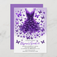 Amethyst Butterfly Dress Februar Birthstone