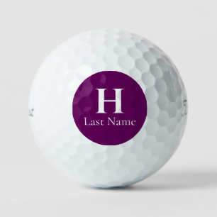 Amethyst Circle Personalisiert Golf Ball (3) HAMbW