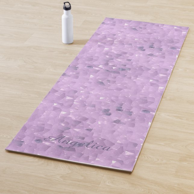 Amethyst Crystal Look Lilac Lila Yoga Mat Yogamatte (Beispiel)