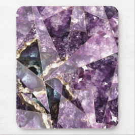 Amethyst Crystal Modern Elegante Mousepad