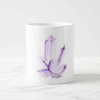 Amethyst Crystal Positive Vibes Tasse