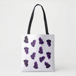Amethyst Crystal Stone Tote Bag