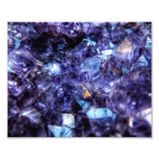 Amethyst Crystals Fotodruck