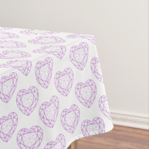 Amethyst-Edelsteine-Pulllinientuch Tischdecke