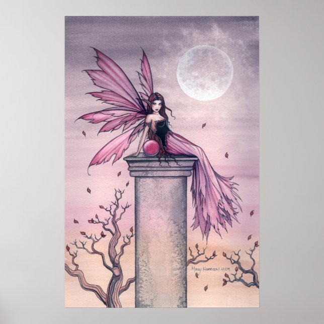 Amethyst Fairy Poster Print von Molly Harrison (Vorne)