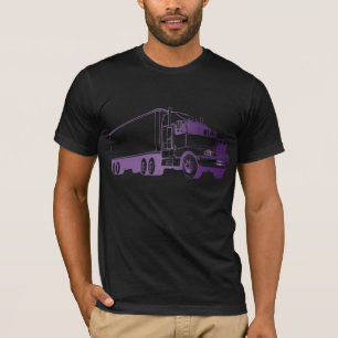 Amethyst Fernlastfahrer T-Shirt