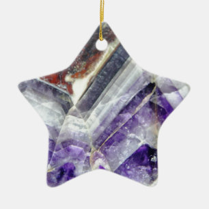 Amethyst Gebirgsquarz Keramikornament